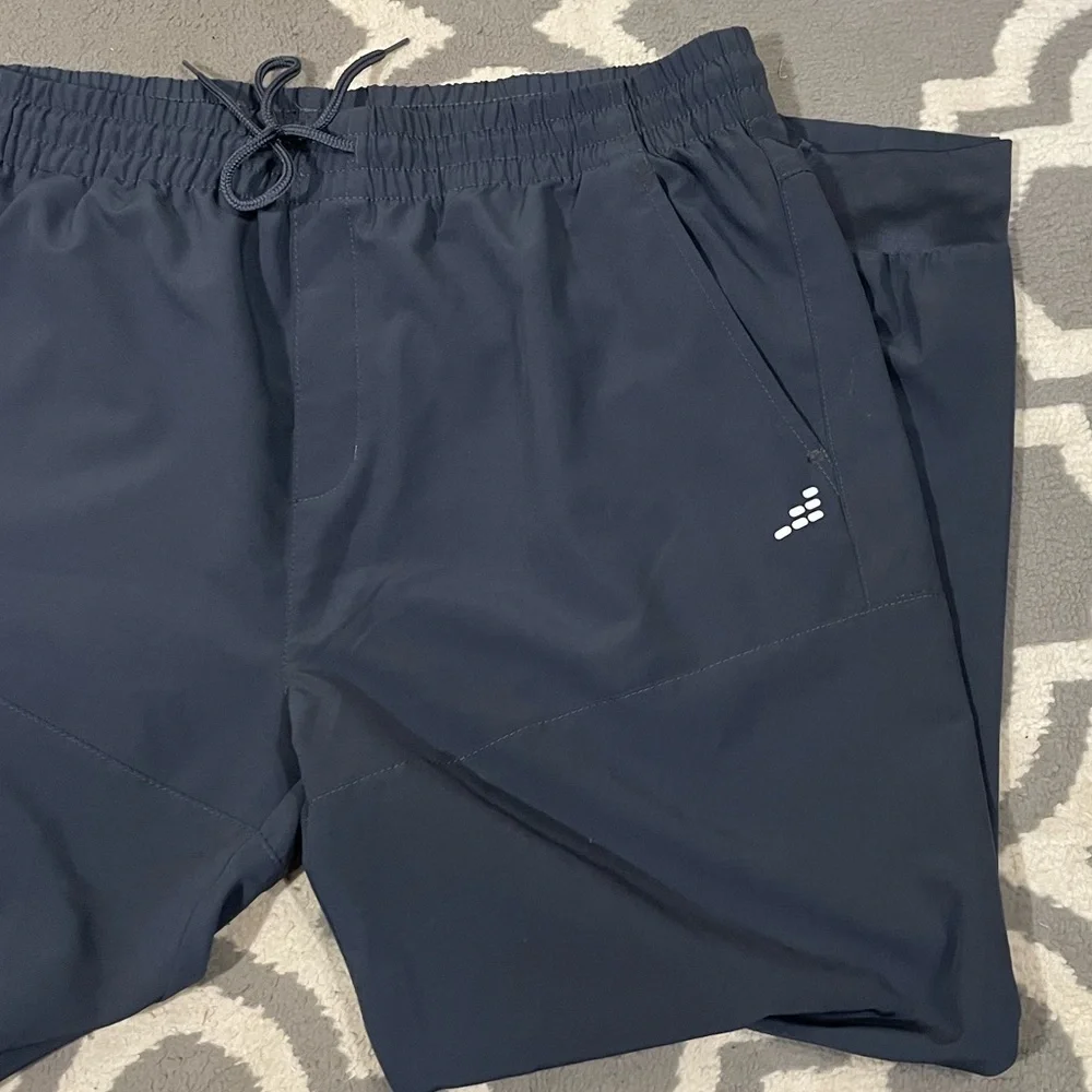 BCG Mens athletic pants, dark gray, jogger, draw string, pockets, 2XL - Picture 4 of 5